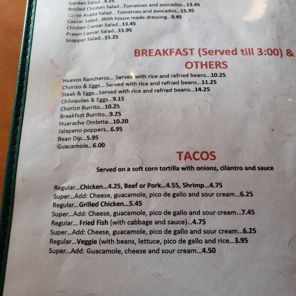 La Playa - Soups salads breakfast tacos menu - Mexican Near Me - Pacifica, California La Playa - Soups salads breakfast tacos menu - Mexican Near Me - Pacifica, California
