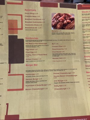 Menu photo 3 Frieds Family Restaurant Mandan, ND Menu photo 3 Frieds Family Restaurant Mandan, ND
