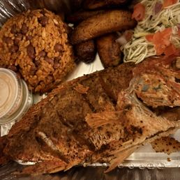 Fried Whole Snapper Meal Fried Whole Snapper Meal