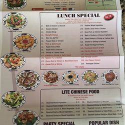 China King - Menu