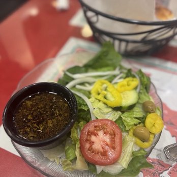 Mama Di Roma - Salad with homemade salad dressing - Pizza Near Me - Fairmont, West Virginia