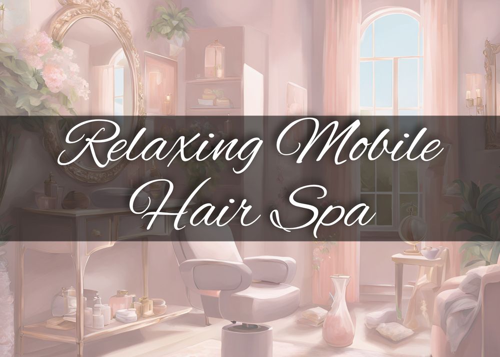 Relaxing Mobile Hair Spa Logo