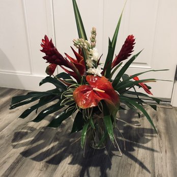 Picket Fence Florist - Hawaiian Tropical Arrangement - Florists Near Me - Kailua, Hawaii Picket Fence Florist - Hawaiian Tropical Arrangement - Florists Near Me - Kailua, Hawaii