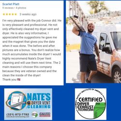 Nate's Dryer Vent Cleaning