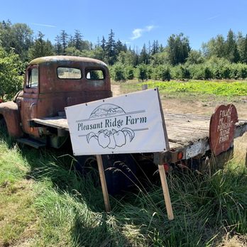 Pleasant Ridge Farm - an old truck and sign - Farmers Market Near Me - Mount Vernon, Washington Pleasant Ridge Farm - an old truck and sign - Farmers Market Near Me - Mount Vernon, Washington