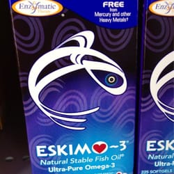 Gene's Health Food - Picking up Fish Oil Pills.