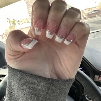 Gel Nails Salon - French tip full set - Nail Salons Near Me - North Las Vegas, Nevada Gel Nails Salon - French tip full set - Nail Salons Near Me - North Las Vegas, Nevada