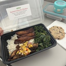 Herbed Chipotle Chicken Rice Plate Herbed Chipotle Chicken Rice Plate