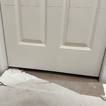 ElkStone Basements - Sloppy install of doors causing damage - General Contractors Near Me - Englewood, Colorado ElkStone Basements - Sloppy install of doors causing damage - General Contractors Near Me - Englewood, Colorado