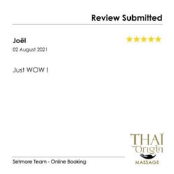 Thai Origin Massage - Testimonial