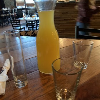 Heist Brewery - Mimosa carafe - New American Near Me - Charlotte, North Carolina Heist Brewery - Mimosa carafe - New American Near Me - Charlotte, North Carolina