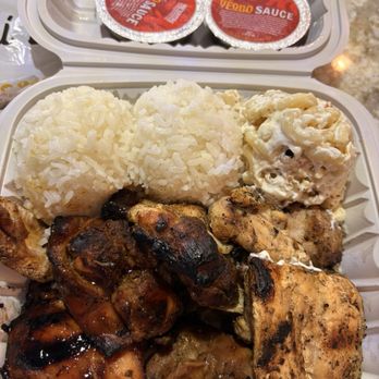 Mo' Bettahs Hawaiian Style Food - Combo regular plate chicken and Pulehu Chicken Mac salad and rice. - Hawaiian Near Me - Henderson, Nevada Mo' Bettahs Hawaiian Style Food - Combo regular plate chicken and Pulehu Chicken Mac salad and rice. - Hawaiian Near Me - Henderson, Nevada