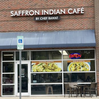 Saffron Indian Cafe - Outside so you don't miss it! - Indian Near Me - Durham, North Carolina Saffron Indian Cafe - Outside so you don't miss it! - Indian Near Me - Durham, North Carolina