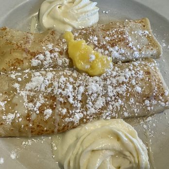 Fresh Harvest Cafe - Lemon Curd Crepe - Cafes Near Me - Florence, Oregon