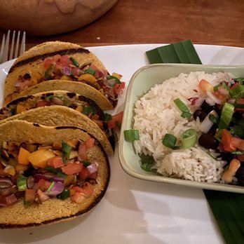 Corto Lima - Special - Winter Squash tacos, with Black Beans and Rice - Latin American Near Me - Lexington, Kentucky