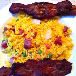 Hong Kong Chinese Restaurant - Pork Fried Rice and Teriyaki Chicken. (not very good)