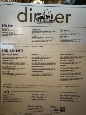 Menu photo 4 The Black Sheep Restaurant Manassas, VA Menu photo 4 The Black Sheep Restaurant Manassas, VA