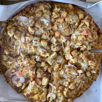 Curry Pizza House Fremont Mission - Butter Chicken Pizza - small - Pizza Near Me - Fremont, California