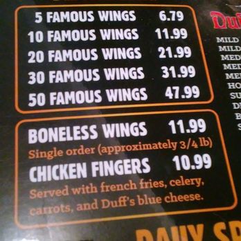 Duff's Famous Wings - American Near Me - Amherst, New York