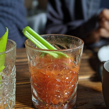Otis - Spicy Bloody Mary -- delicious and also a great hangover cure - New American Near Me - Brooklyn, New York