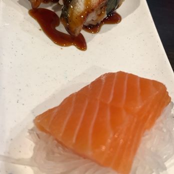 Sakura Sushi - 72. Eel Sushi Nigiri | 80. Salmon Sashimi - Japanese Near Me - Mesa, Arizona