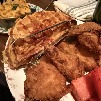 Yardbird - CHICKEN 'N' WATERMELON 'N' WAFFLES - Southern Near Me - Las Vegas, Nevada