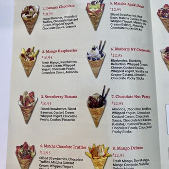 T-Swirl Crepe - Menu - Desserts Near Me - Paramus, New Jersey