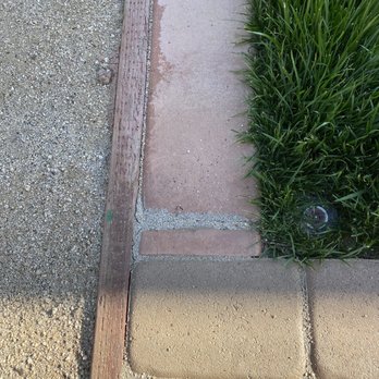 Del Mar Landscapes - Patched cement lawn border. - Landscaping Near Me - San Diego, California Del Mar Landscapes - Patched cement lawn border. - Landscaping Near Me - San Diego, California