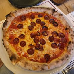 Diavolo pizza AKA pepperoni