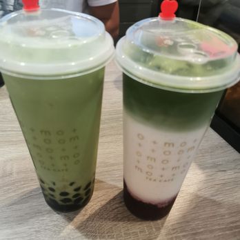 Motto Tea Cafe - Matcha latte with brown sugar Boba & Berries in Uji - Bubble Tea Near Me - San Gabriel, California Motto Tea Cafe - Matcha latte with brown sugar Boba & Berries in Uji - Bubble Tea Near Me - San Gabriel, California