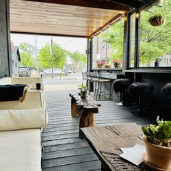 Locust - Outdoor patio bar. Covered and dog friendly!