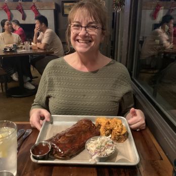 Whiskey 'N Rye Smokehouse - Half ribs with coleslaw and corn - Barbeque Near Me - Solvang, California Whiskey 'N Rye Smokehouse - Half ribs with coleslaw and corn - Barbeque Near Me - Solvang, California