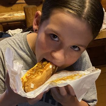 Wienerschnitzel - My daughter being exposed to Wienerschnitzel's chili cheese dogs. She said they were "Bussin!" French fries were super tasty too. - Hot Dogs Near Me - Grand Prairie, Texas Wienerschnitzel - My daughter being exposed to Wienerschnitzel's chili cheese dogs. She said they were "Bussin!" French fries were super tasty too. - Hot Dogs Near Me - Grand Prairie, Texas