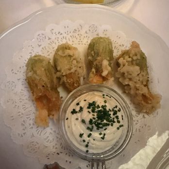 Alba - Stuffed zucchini flowers - Italian Near Me - West Hollywood, California Alba - Stuffed zucchini flowers - Italian Near Me - West Hollywood, California