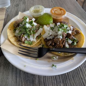 Tacos Madre - I ordered the carne asada, and carnitas street tacos. The carne asada was perfect! Right amount of char, great flavor. It's beautiful - Mexican Near Me - Costa Mesa, California