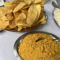 Churrascaria Costela de Ouro - House signature chips. Seasoned crumbs "Farofa".