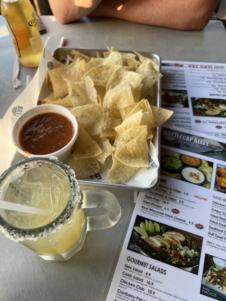 Food from Bottlecap Alley Icehouse Grill