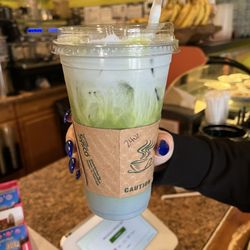 Native Joe's Scoop & Grind - Lavender matcha latte