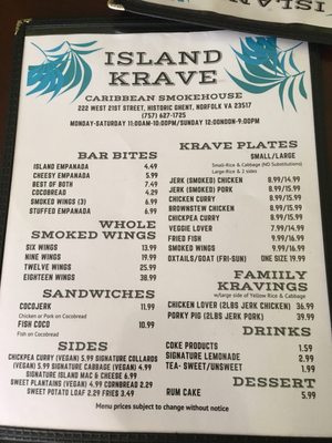 Menu photo 3 Island Krave Norfolk, VA Menu photo 3 Island Krave Norfolk, VA