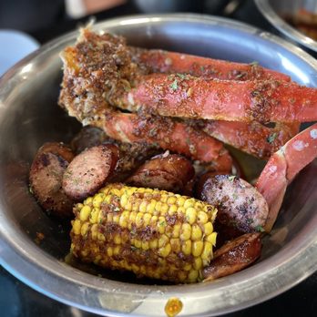 Crawfish King - Combo 8 with the 1/2 lb snow crab with potato, corn and sausage - Laotian Near Me - Live Oak , Texas Crawfish King - Combo 8 with the 1/2 lb snow crab with potato, corn and sausage - Laotian Near Me - Live Oak , Texas