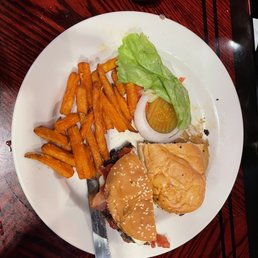 1/2 Steak Philly with sweet potato fries 1/2 Steak Philly with sweet potato fries