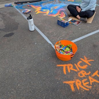 Yelp Elite Experience at Jackalope Art Fair - Super talented chalk artist - Yelp Events Near Me - Arvada, Colorado