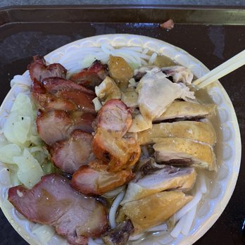 First Markham Place - BBBQ pork and chicken on noodles - Shopping Centers Near Me - Markham, Ontario