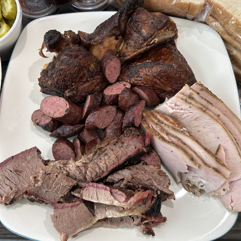Alzer's BBQ - Everything unwrapped for $52 minus tax + tip - Barbeque Near Me - Cedar Park, Texas Alzer's BBQ - Everything unwrapped for $52 minus tax + tip - Barbeque Near Me - Cedar Park, Texas