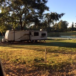 Whiskey Junction RV Park - 0ne of 5 RV spots by the pond