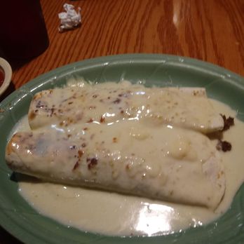 Los Potrillos - Two beef and cheese burritos - Mexican Near Me - Normal, Illinois
