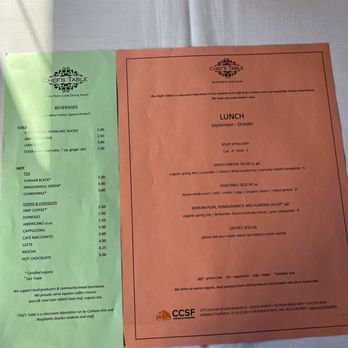 CCSF Chef’s Table - Menus - Sandwiches Near Me - San Francisco, California CCSF Chef’s Table - Menus - Sandwiches Near Me - San Francisco, California