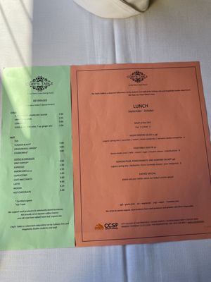 Menu photo 6 CCSF Chef’s Table San Francisco, CA Menu photo 6 CCSF Chef’s Table San Francisco, CA