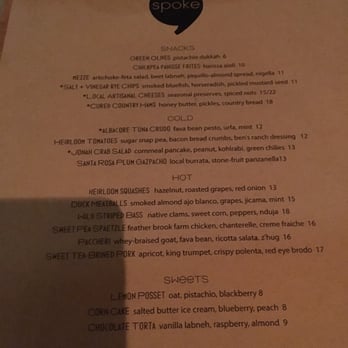 Spoke Wine Bar - Menu - New American Near Me - Somerville, Massachusetts Spoke Wine Bar - Menu - New American Near Me - Somerville, Massachusetts
