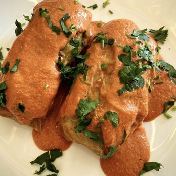 U Babci - Golabki, Cabbage Rolls with savory tomato sauce over it - Polish Near Me - Lake Forest, California